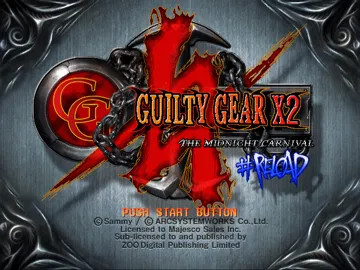 Guilty Gear XX Reload - The Midnight Carnival (Korea) screen shot title